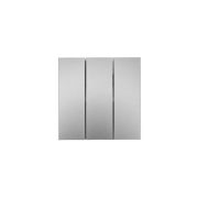 Выключатель 3-кл. СП ZIMA IP20 10А безвинт. зажим сер. матов. LEZARD 704-7488-109QC