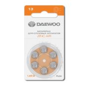 Элемент питания воздушно-цинковый ZA13/PR48 1.45В BL-6 (блист.6шт) для слуховых аппаратов DAEWOO 5060371