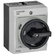 Переключатель кулачковый 10А (сх. 10) в боксе закрытая рукоятка IEK MI-CS21-010-010