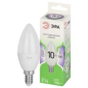 Лампа светодиодная GREEN LINE B35-10W-865-E14 GL 10Вт свеча 6500К свет холод. E14 Эра Б0067095