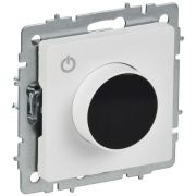 Термостат электронный BRITE СП ТС10-1-БрАБ с индикацией механизм арктич. бел. IEK BR-RT11-K91