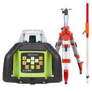 Комплект: ротационный нивелир RGK SP-610G + штатив RGK SH-170 рейка RGK LR-2