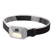 Фонарь налобный H9-L1W-gy 1Вт COB 100лм 100%/50%/мигающий 3хAAA (не входят в комплект) сер. ФАZА 5031180