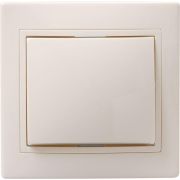 Выключатель 1-кл. СП Кварта 10А IP20 ВС10-1-0-ККм крем. GENERICA EVK10-K33-10-DM