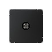 Розетка телевизионная оконечная TV ArtGallery 1дБ механизм карбон SE GAL001091